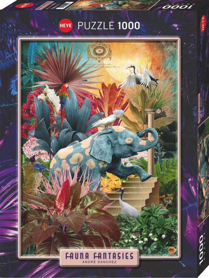Puzzle Heye Elephantaisy de 1000 Peças