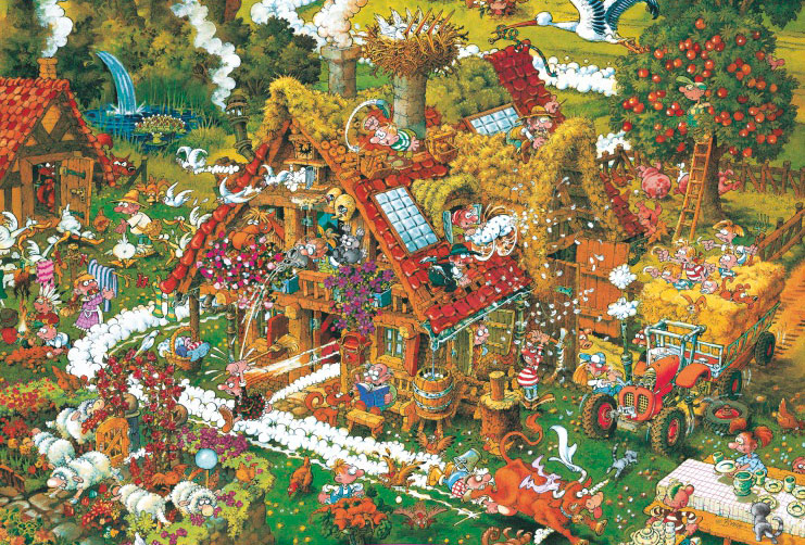 Puzzle Heye The Fun Farm 1000 Peças