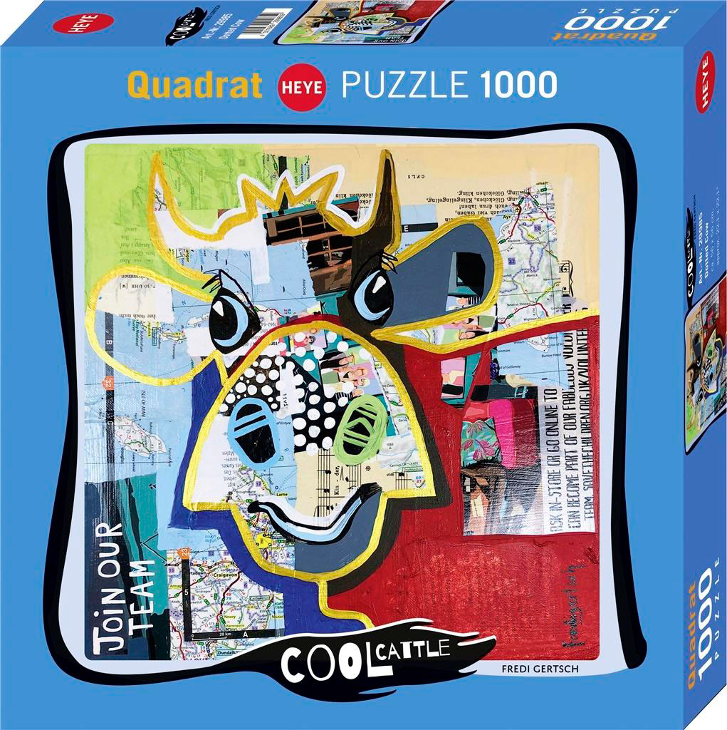 Puzzle de 1.000 peças de vaca salpicada