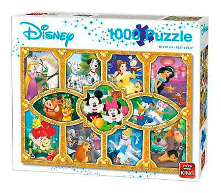 Puzzle King Disney Momentos Mágicos 1000 Peças