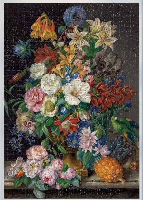 Puzzle Nova Flores Coloridas 1000 Peças