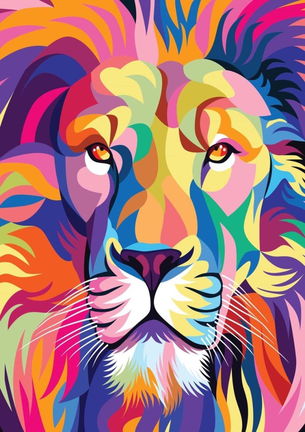 Puzzle Nova Leão Colorido 1000 Peças