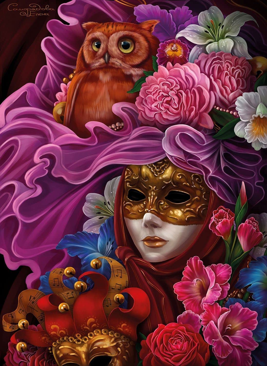 Máscara Puzzle Nova 1000 Peças