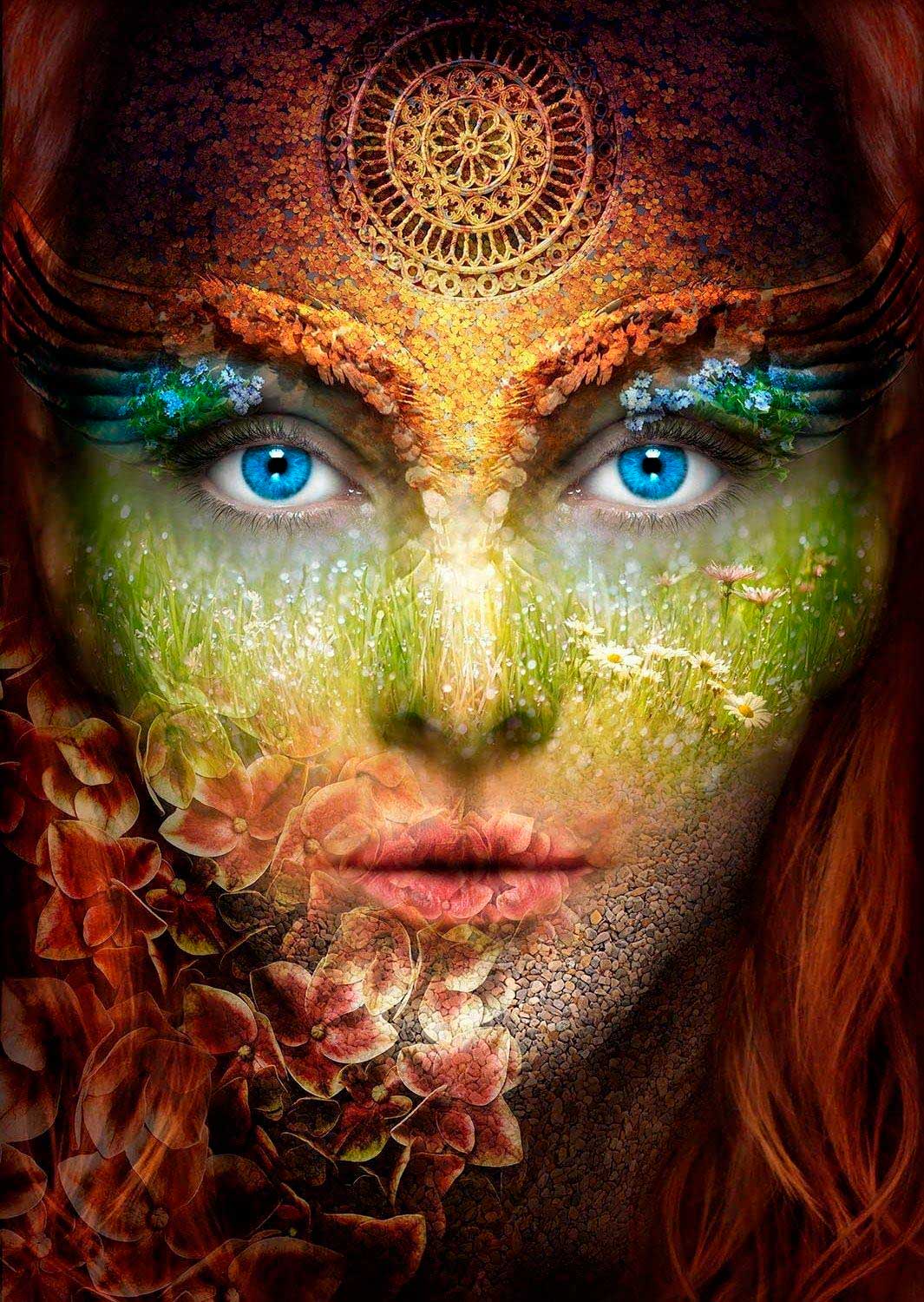 Puzzle Nova Mulher Natureza 1000 Peças