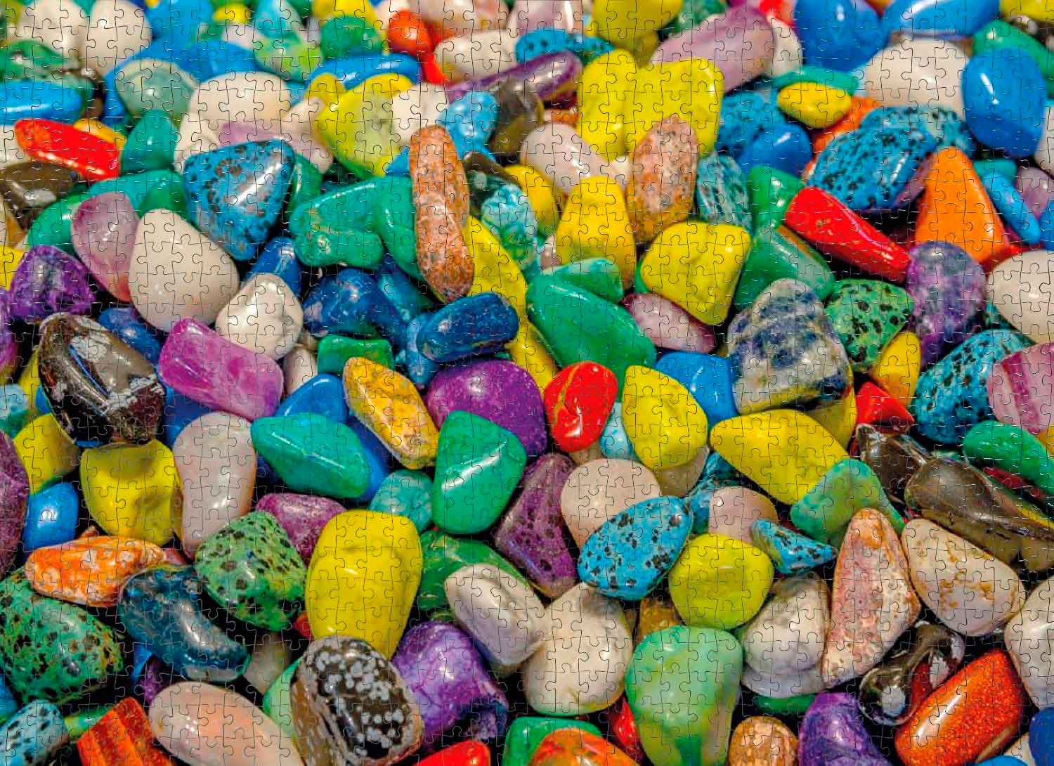 Puzzle Nova Pedras Coloridas 1000 Peças