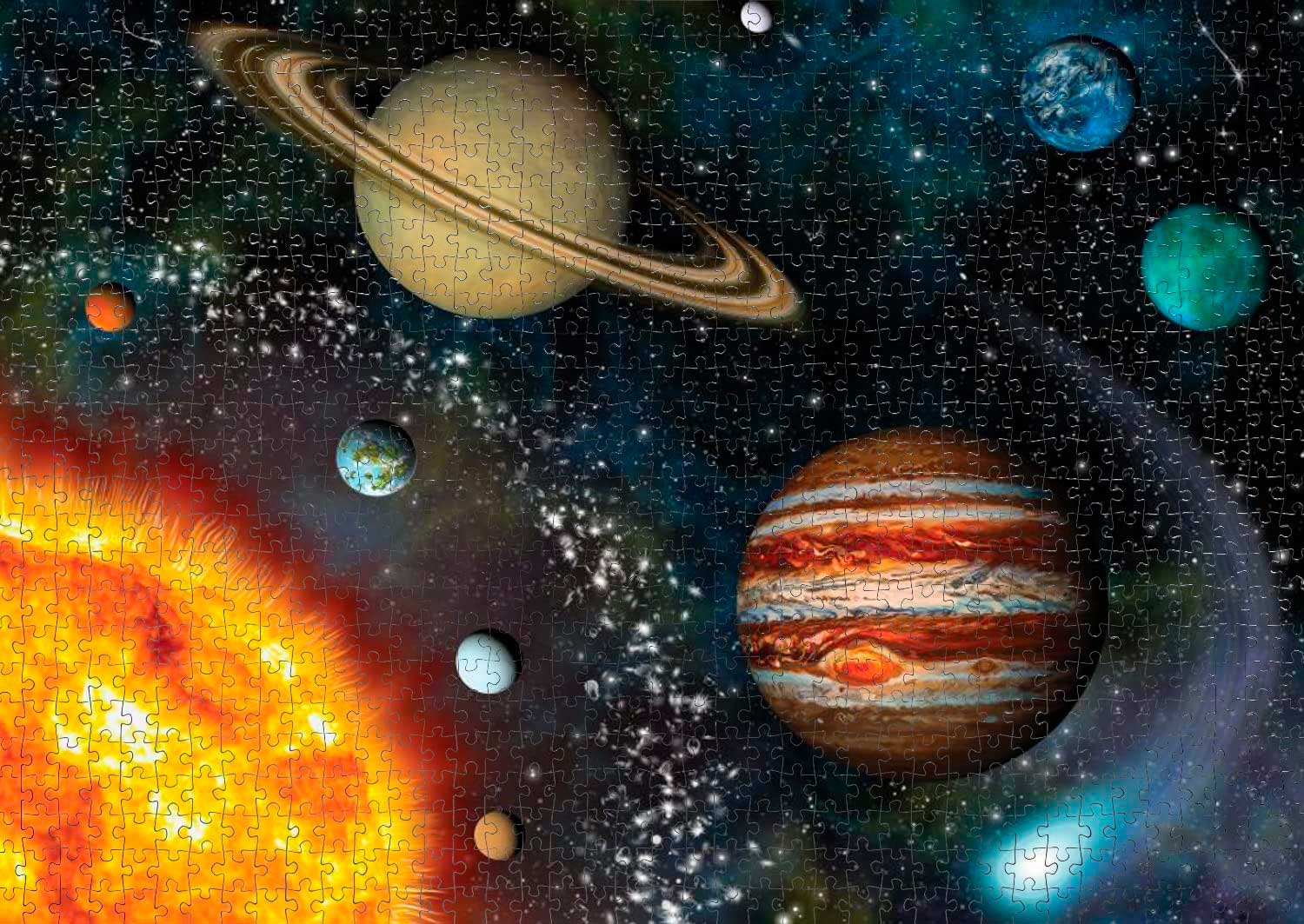 Puzzle Nova Planetas do Sistema Solar 1000 Peças