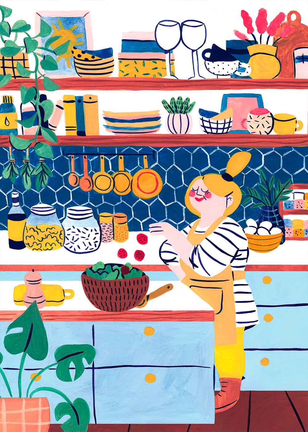 Puzzle Pieces and Peace Na Cozinha de 1000 peças