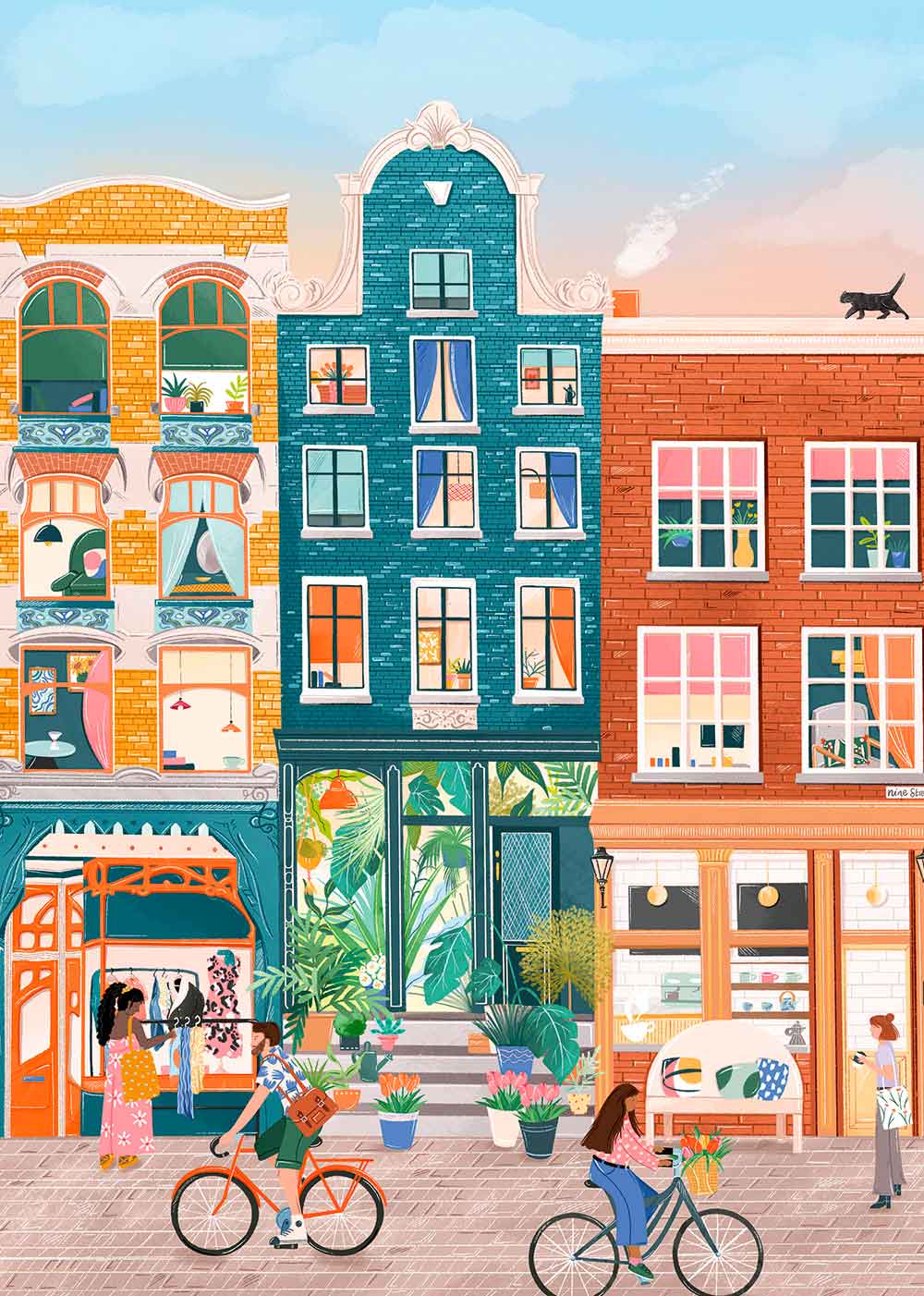 Puzzle Pieces and Peace Nove Ruas de Amsterdã 500 Pçs