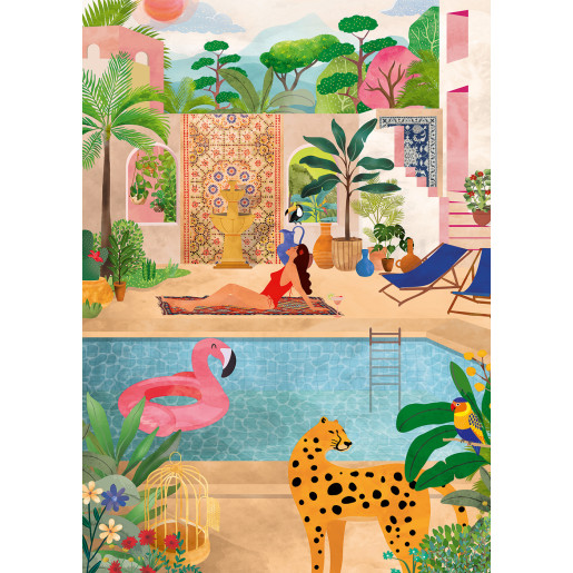Puzzle Pieces and Peace Paraiso de Verão de 1000 peças