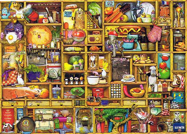 Puzzle aparador Ravensburger 1000 peças