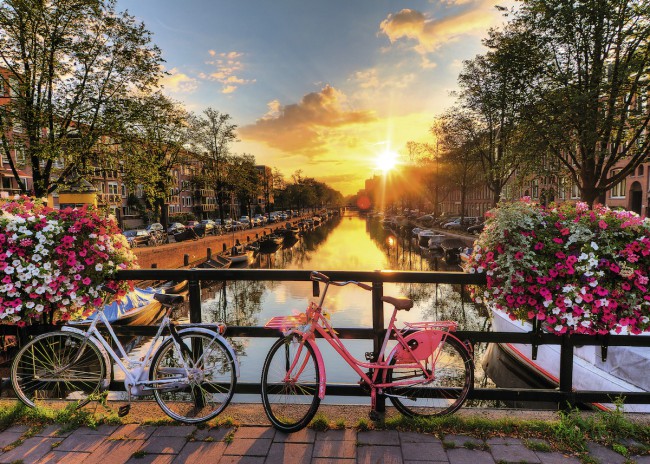 Ravensburger Puzzle Amsterdam Bicicletas 1000 Peças