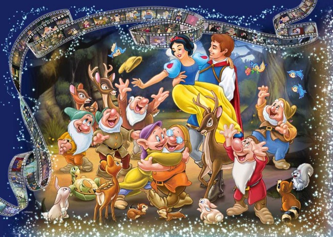 Puzzle Ravensburger Branca de Neve e os Sete Anões 1000 P