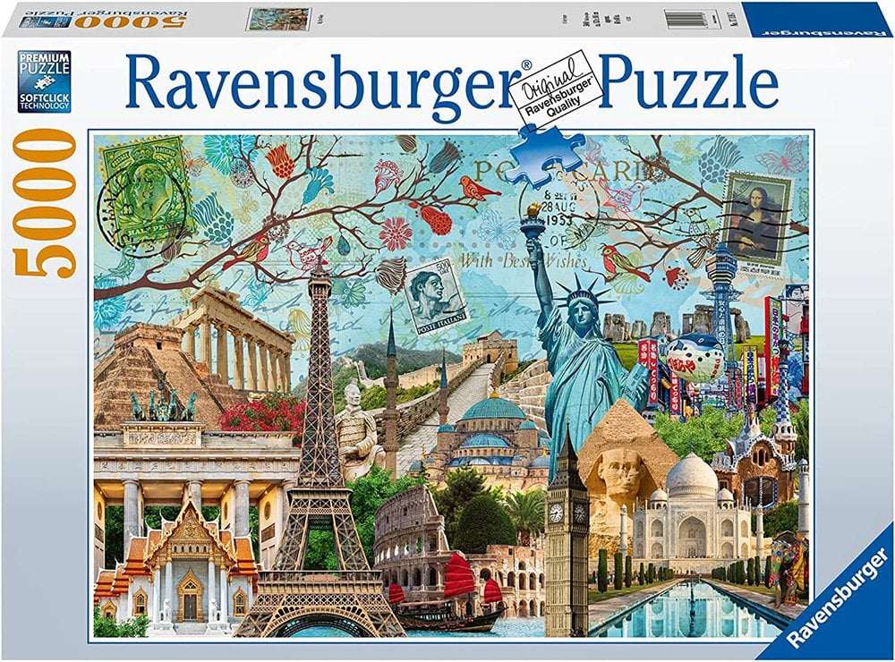 Puzzle Ravensburger Colagem da Cidade Grande 5000 Peças