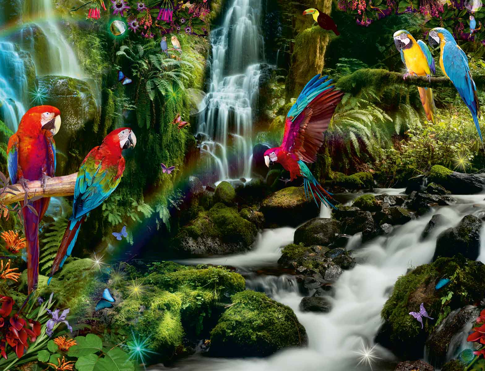 Puzzle Ravensburger Parrot Paradise 2000 peças