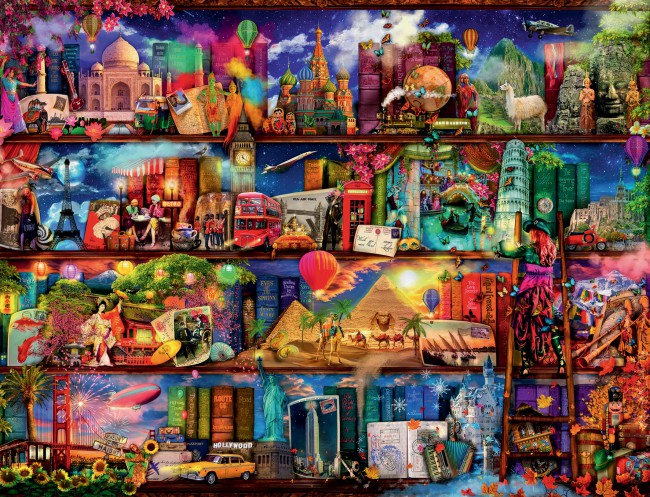 Puzzle Ravensburger Miraculous World of Books 2000 Peças