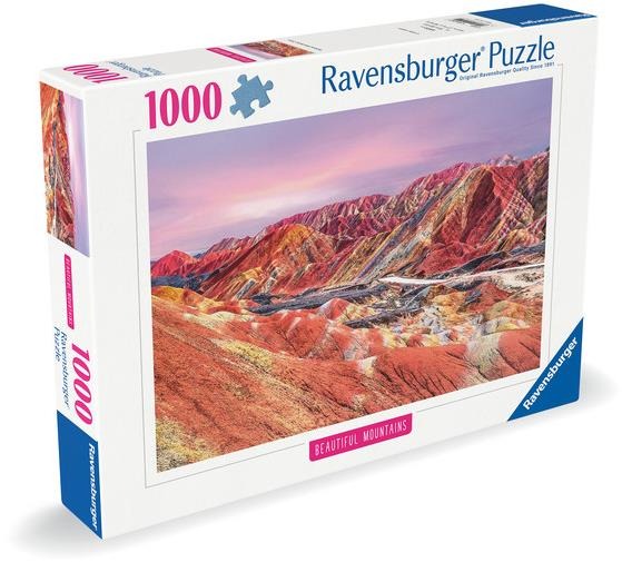 Puzzle Ravensburger Montanhas do Arco-íris, China de 1000 peças