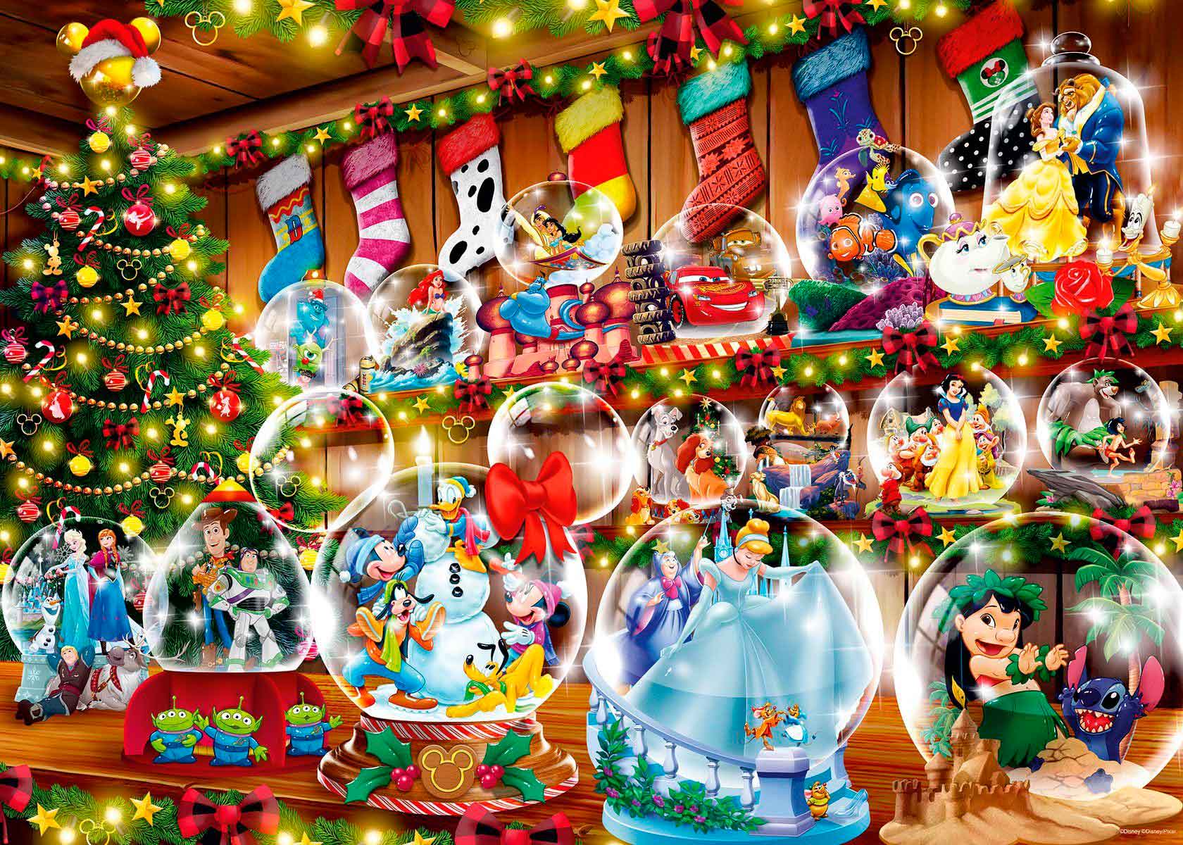 Ravensburger Disney All A bordo para o quebra-cabeça de Natal (1000 peças)