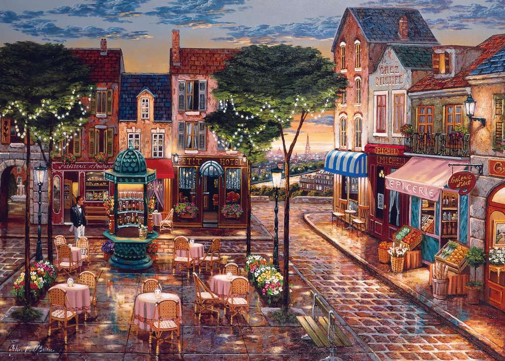 Ravensburger Puzzle Pinceladas de Paris 1000 Peças