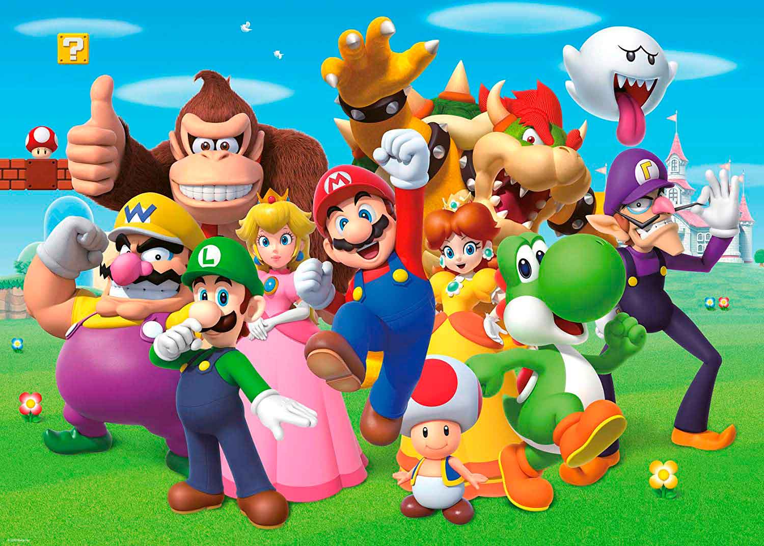 Puzzle Ravensburger Super Mario Bros. 1000 peças