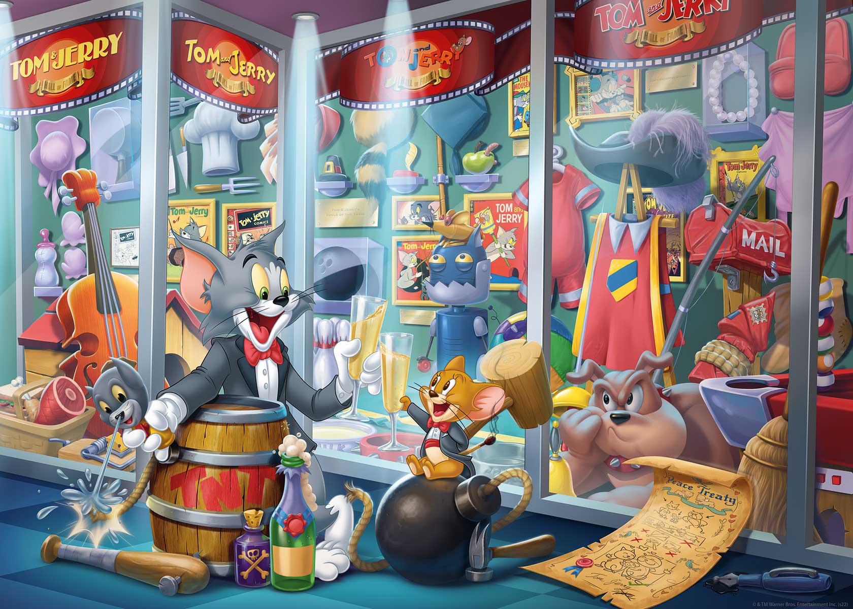 Puzzle Ravensburger Tom e Jerry 1000 peças