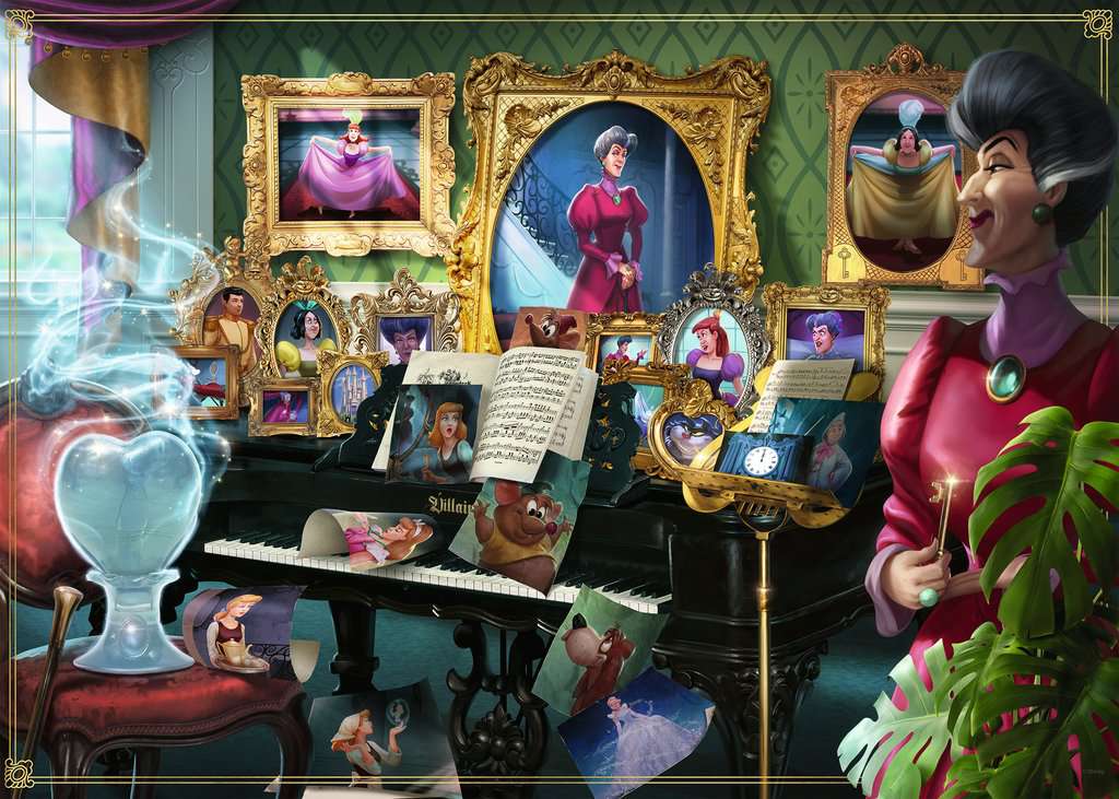 Puzzle Ravensburger Villanos Disney: Lady Tremaine de 1000 Pc