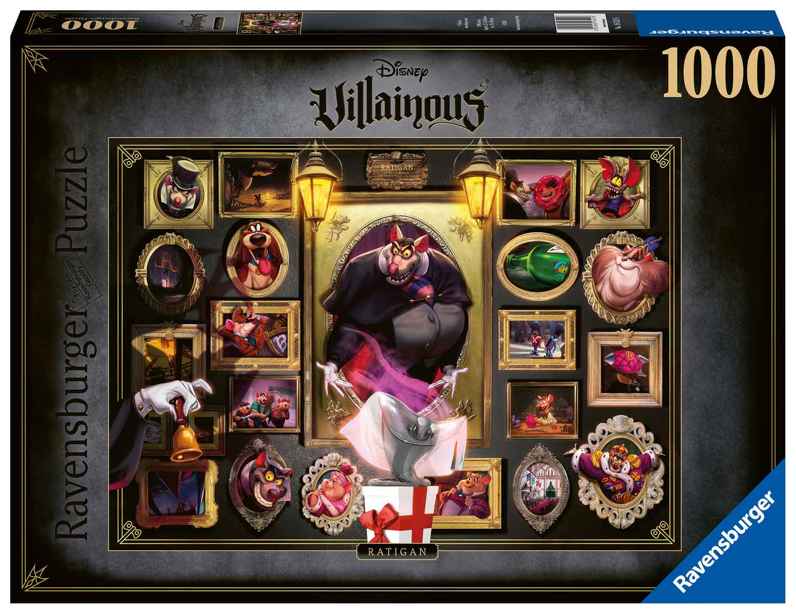 Puzzle Ravensburger Disney Villains: Ratigan de 1000 Piece
