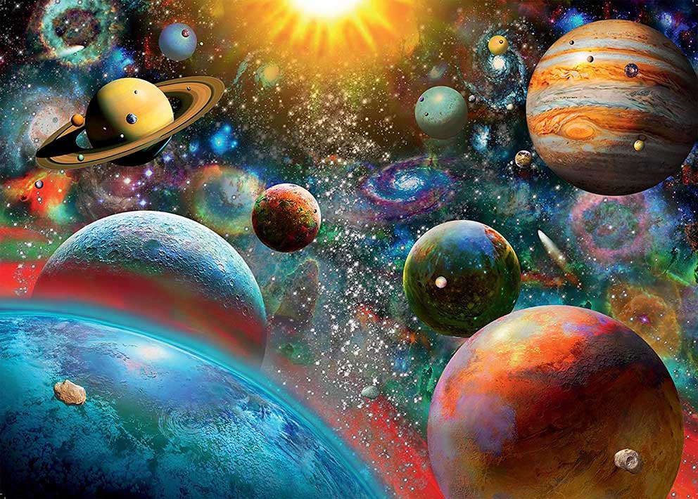 Ravensburger Puzzle vista do espaço 1000 peças