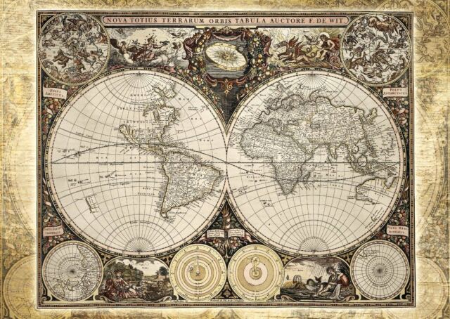 Puzzle Schmidt Mapa-Múndi Histórico de 2.000 peças