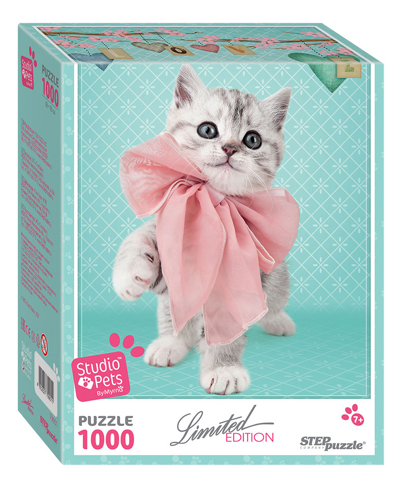Puzzle Step Puzzle Estudo Filhotes Puzzle: Amor de 1000 Peç