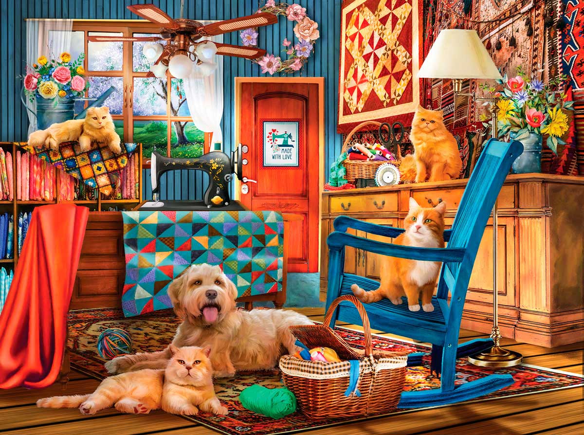 Puzzle SunsOut Feito com Amor 1000 Peças