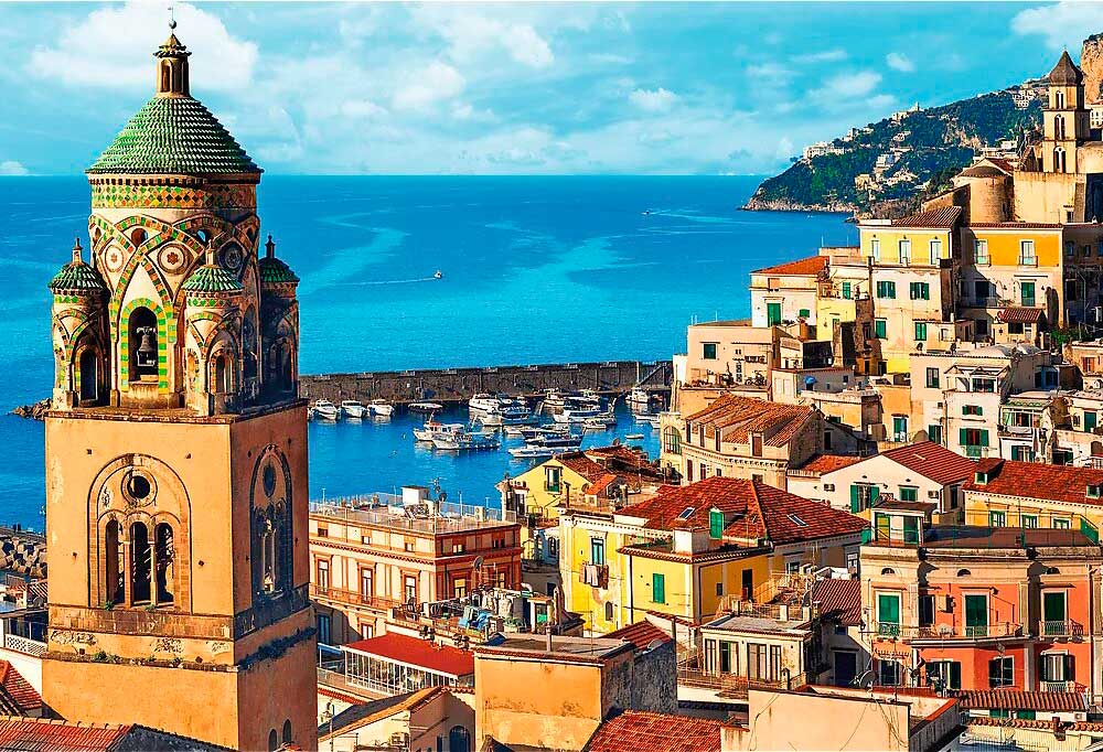 Puzzle Trefl Amalfi, Italia de 1500 Peças