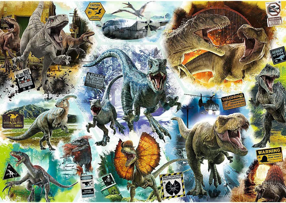 Puzzle Trefl Dinossauros Jurássic World de 1000 Peças