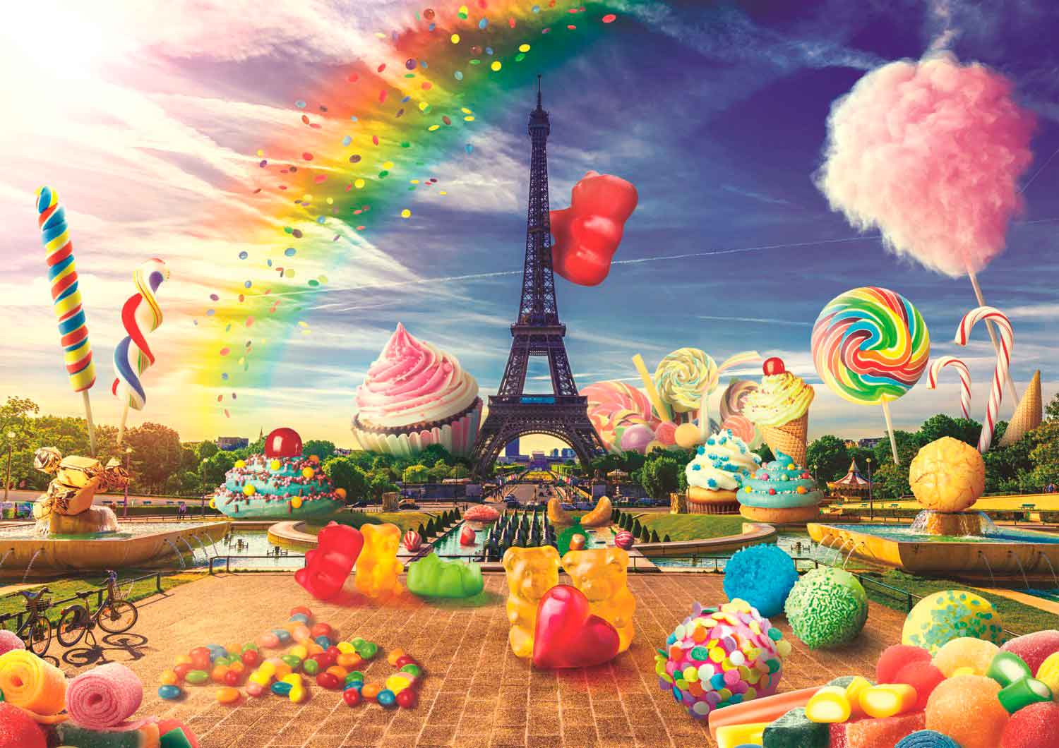 Puzzle Trefl Sweet Paris de 1000 peças