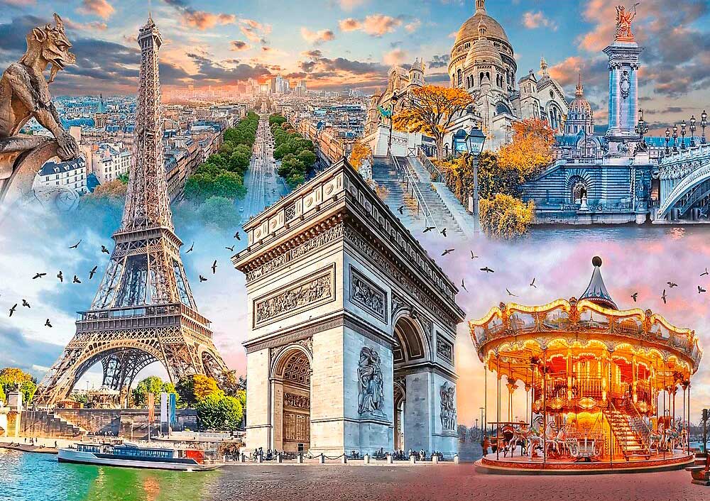 Puzzle Trefl Fim de Semana em París de 2000 peças