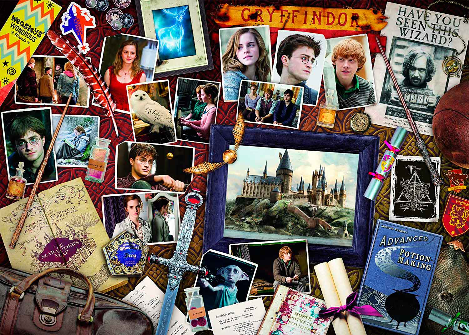 Puzzle Trefl Harry Potter Memórias de Hogwarts 500 Peças