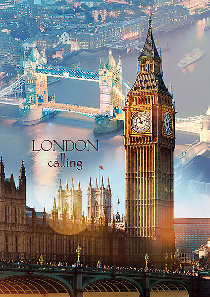 Puzzle Trefl  London at Dusk 1000 Peças