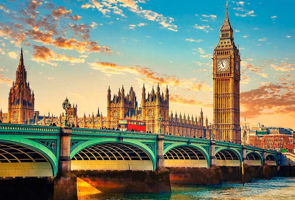 Puzzle Trefl Londres, Reino Unido de 1500 Peças