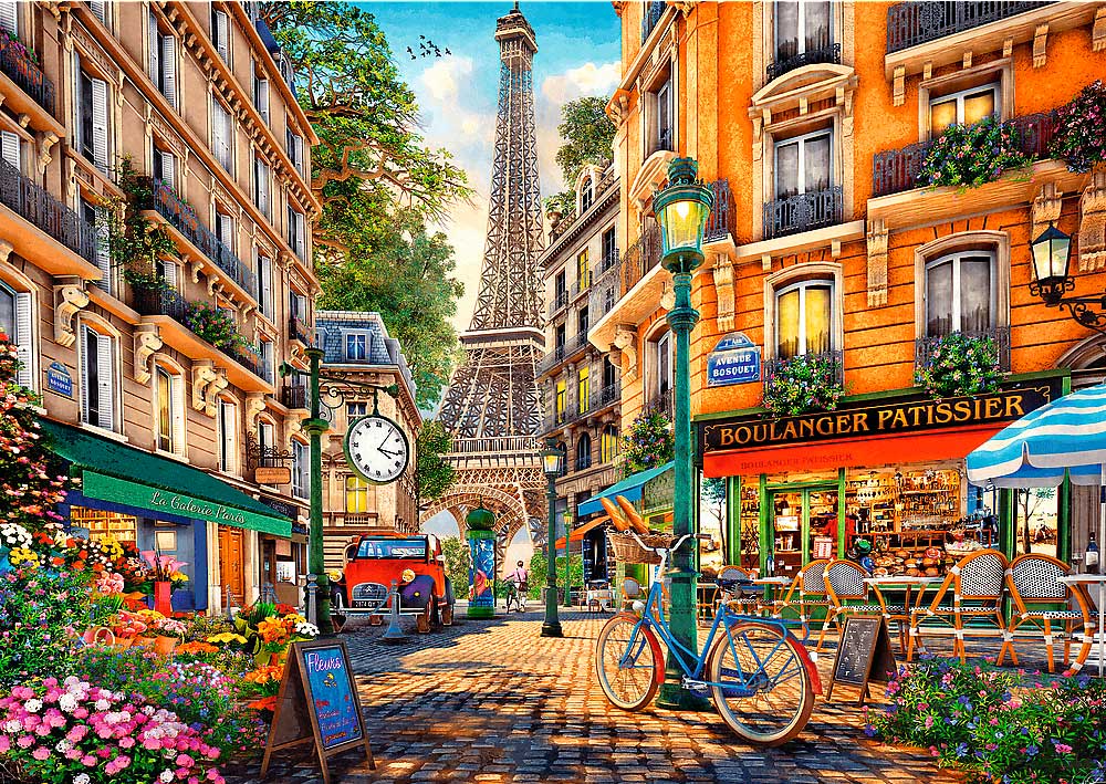 Puzzle Trefl Tarde em Paris de 2000 Peças