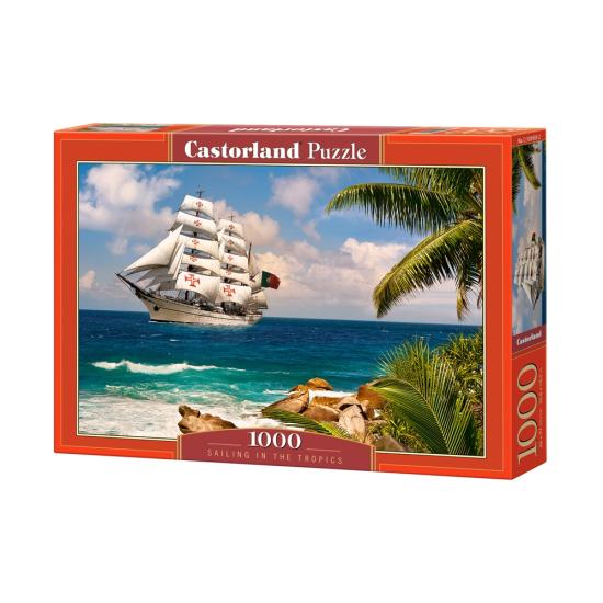 Puzzle Castorland Navegando nos Trópicos de 1000 Peças