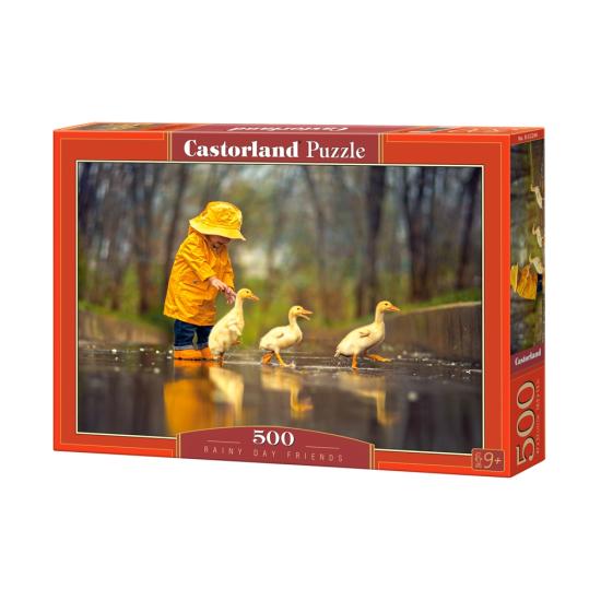 Puzzle Castorland Amiguinhos na Chuva 500 Peças