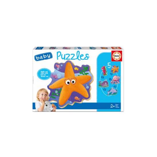 Puzzles Baby Educa Animais Marinhos
