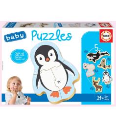 Puzzles Baby Educa Animais Polares