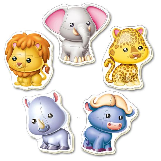 Puzzles Baby Educa Animais Selvagens Puzzles Baby Educa Animais Selvagens