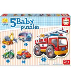 Puzzles Baby Educa Veículos