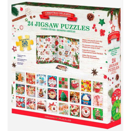 Calendário do Advento Eurographics Delícias de Natal  24 x 50P