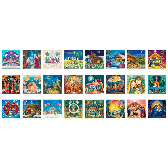 Calendário do Advento Eurographics Nascimento com 24 x 50 Pçs Calendário do Advento Eurographics Nascimento com 24 x 50 Pçs