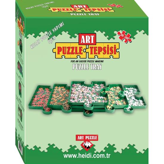 Separador de peças de Puzzle de arte, 6 bandejas