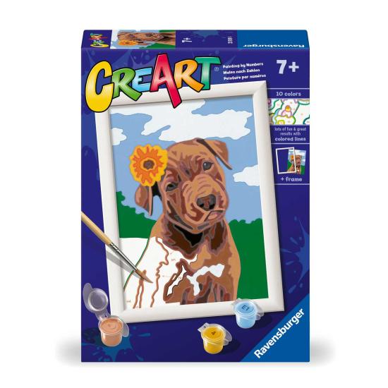 Creart Ravensburger Cachorrinho com Flor