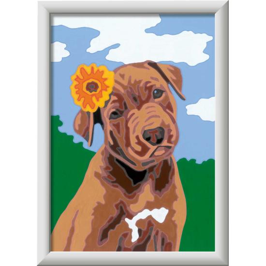 Creart Ravensburger Cachorrinho com Flor
