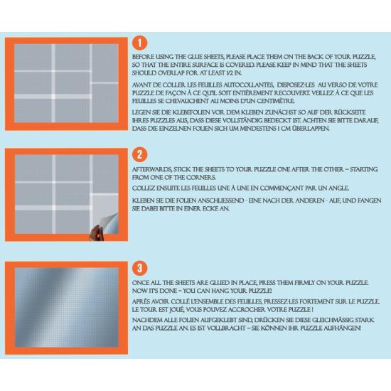 Folhas Adesivas Jig and Puz para Puzzles de 1000 P